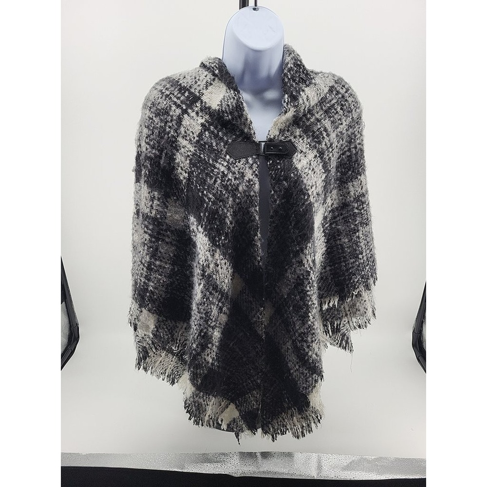 Sonoma‎ Goods for Life Plaid Poncho with Toggle Closure